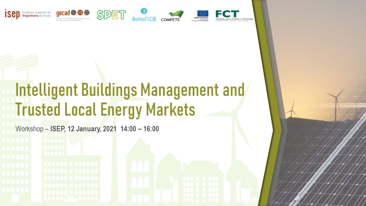 Workshop – Intelligent Buildings Management and Trusted Local Energy Markets
